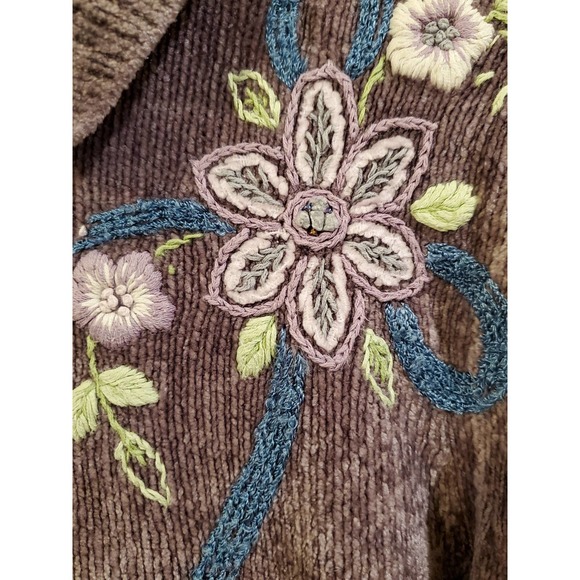 Alfred Dunner Lavender Sweater & Corduroy Pants Set - Petite - Picture 5 of 7